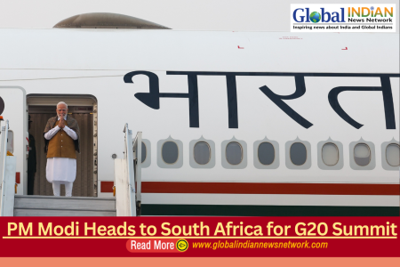 PM Modi Heads to South Africa for G20 Summit