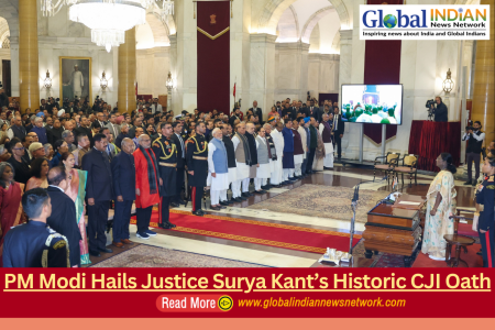 PM Modi Hails Justice Surya Kant’s Historic CJI Oath