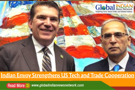 Indian Envoy Strengthens US Tech and Trade Cooperation