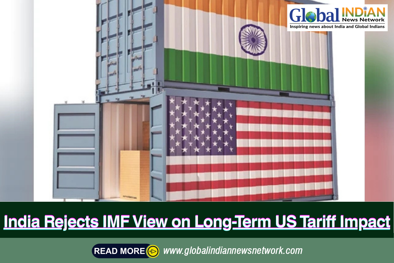 India Rejects IMF View on Long-Term US Tariff Impact