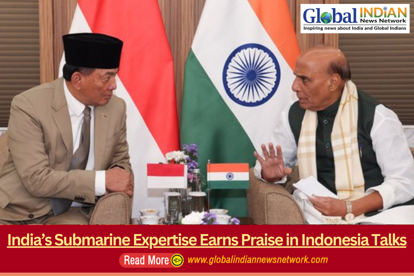 India’s Submarine Expertise Earns Praise in Indonesia Talks