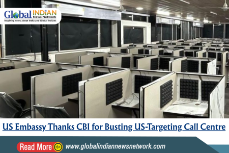 US Embassy Thanks CBI for Busting US-Targeting Call Centre US Embassy Thanks CBI for Busting US-Targeting Call Centre