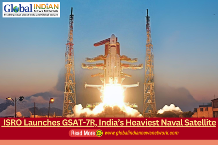 ISRO Launches GSAT-7R, India’s Heaviest Naval Satellite