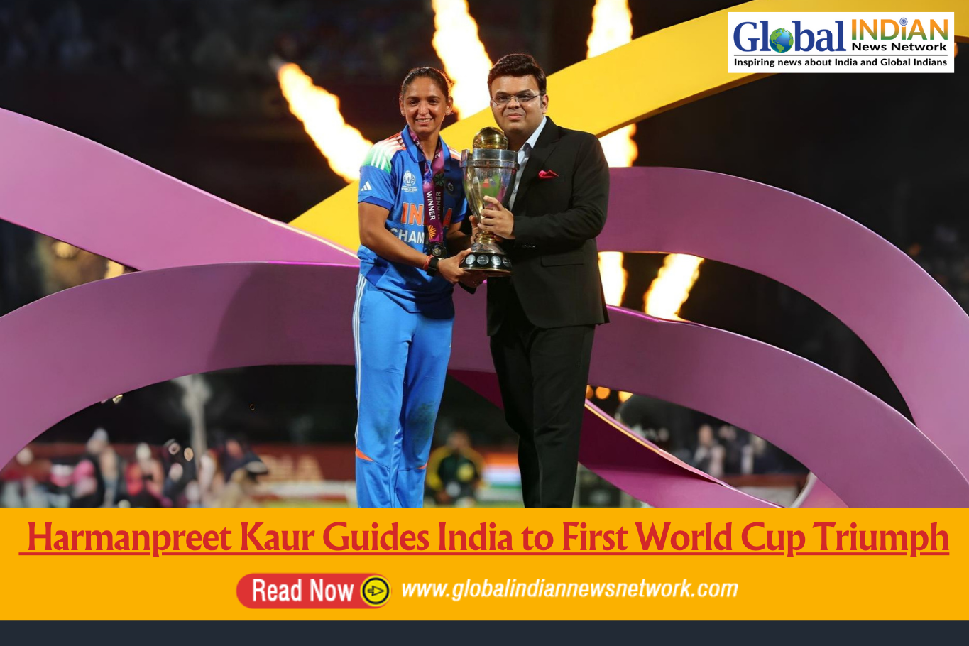  Harmanpreet Kaur Guides India to First World Cup Triumph