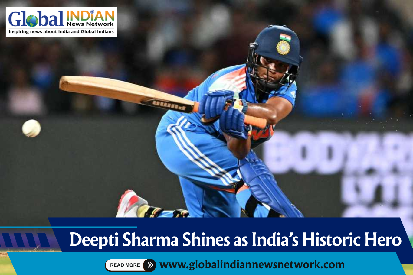 Deepti Sharma Shines as India’s Historic Hero