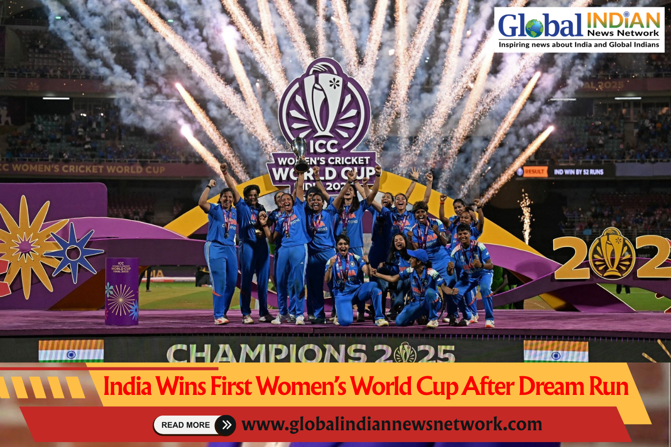  India Wins First Women’s World Cup After Dream Run