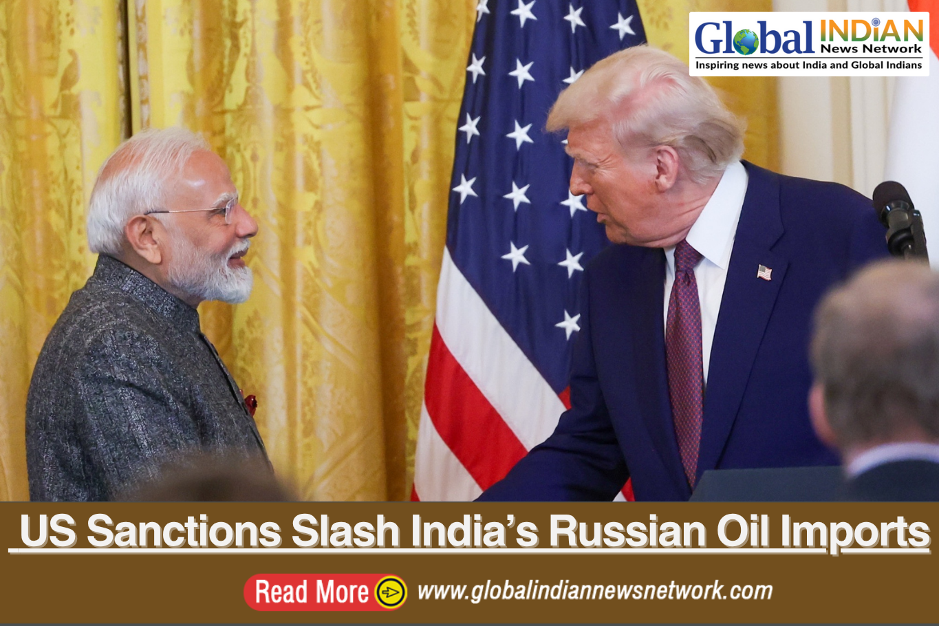  US Sanctions Slash India’s Russian Oil Imports