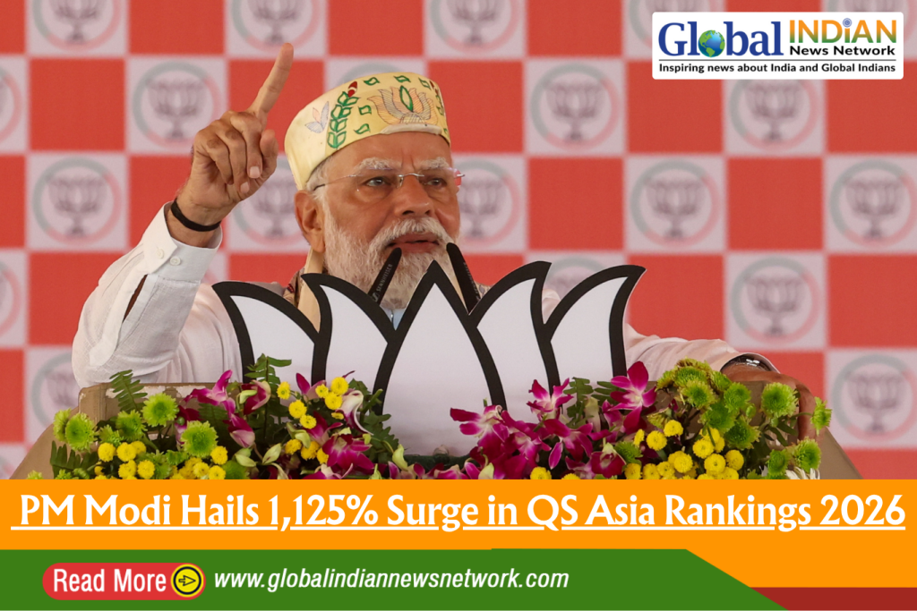 PM Modi Hails 1,125% Surge in QS Asia Rankings 2026