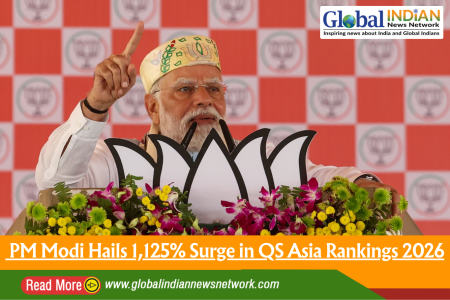 PM Modi Hails 1,125% Surge in QS Asia Rankings 2026