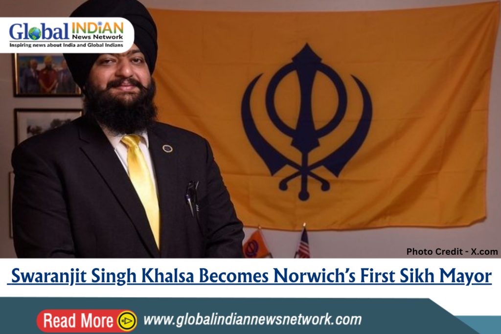 Swaranjit Singh Khalsa Becomes Norwich’s First Sikh Mayor Swaranjit Singh Khalsa Becomes Norwich’s First Sikh Mayor
