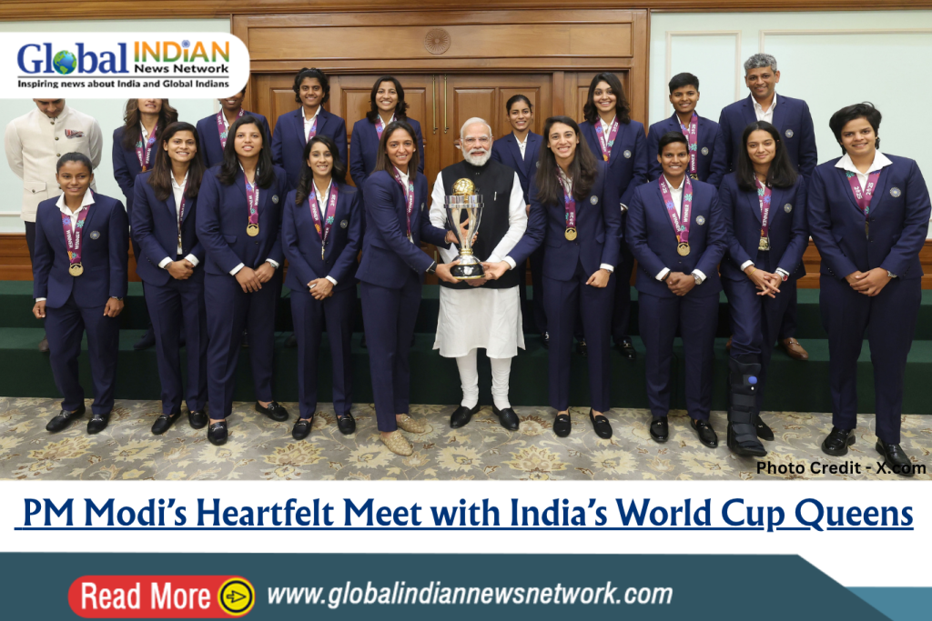 PM Modi’s Heartfelt Meet with India’s World Cup Queens