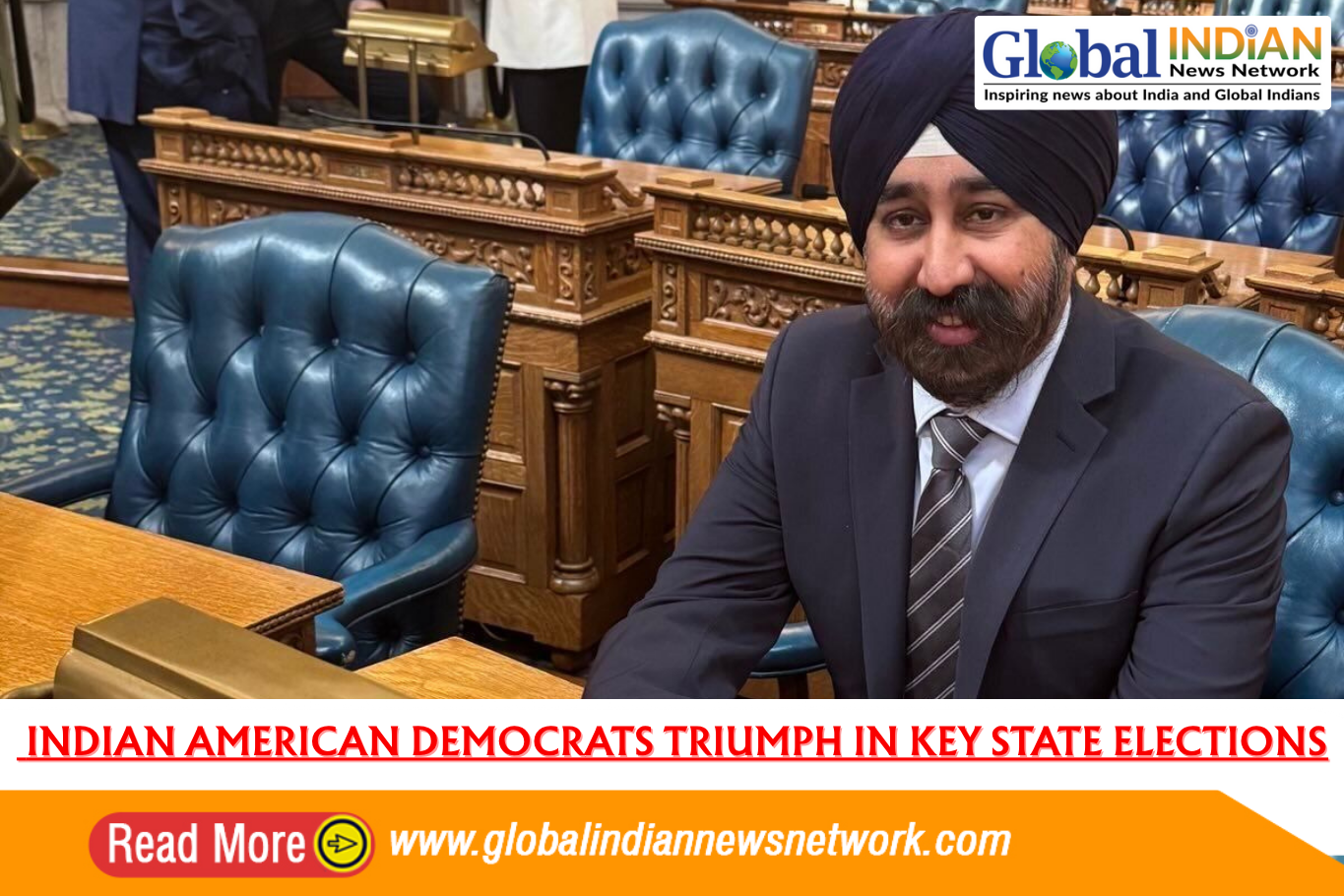 Indian American Democrats Triumph in Key State Elections