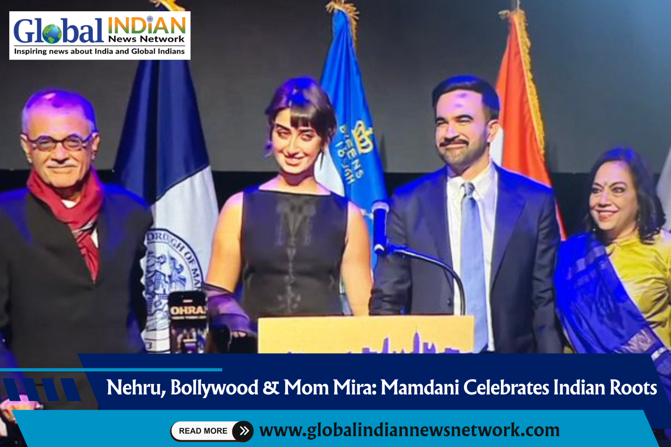 Nehru, Bollywood & Mom Mira: Mamdani Celebrates Indian Roots