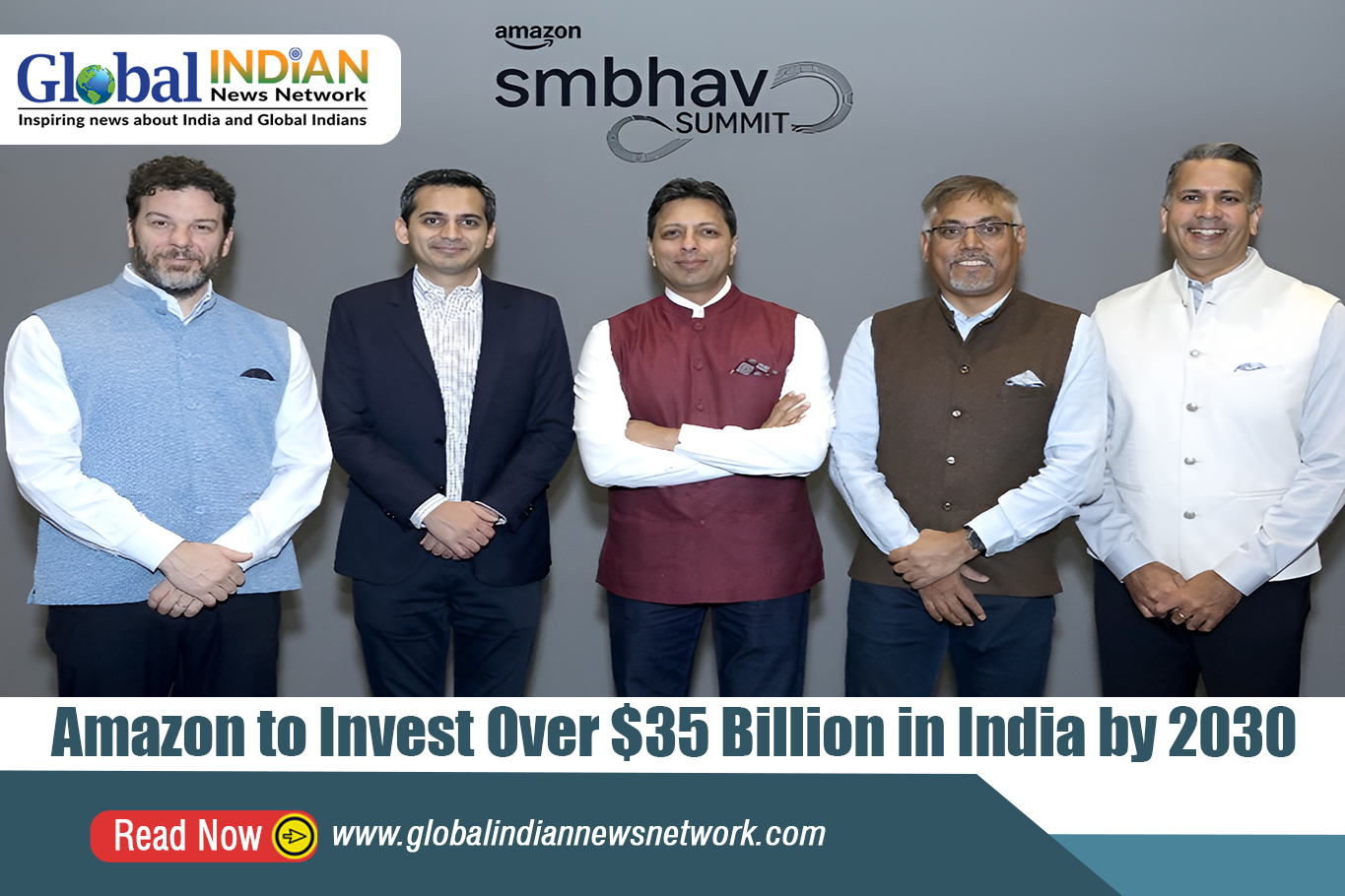 Amazon to Invest Over $35 Billion in India by 2030