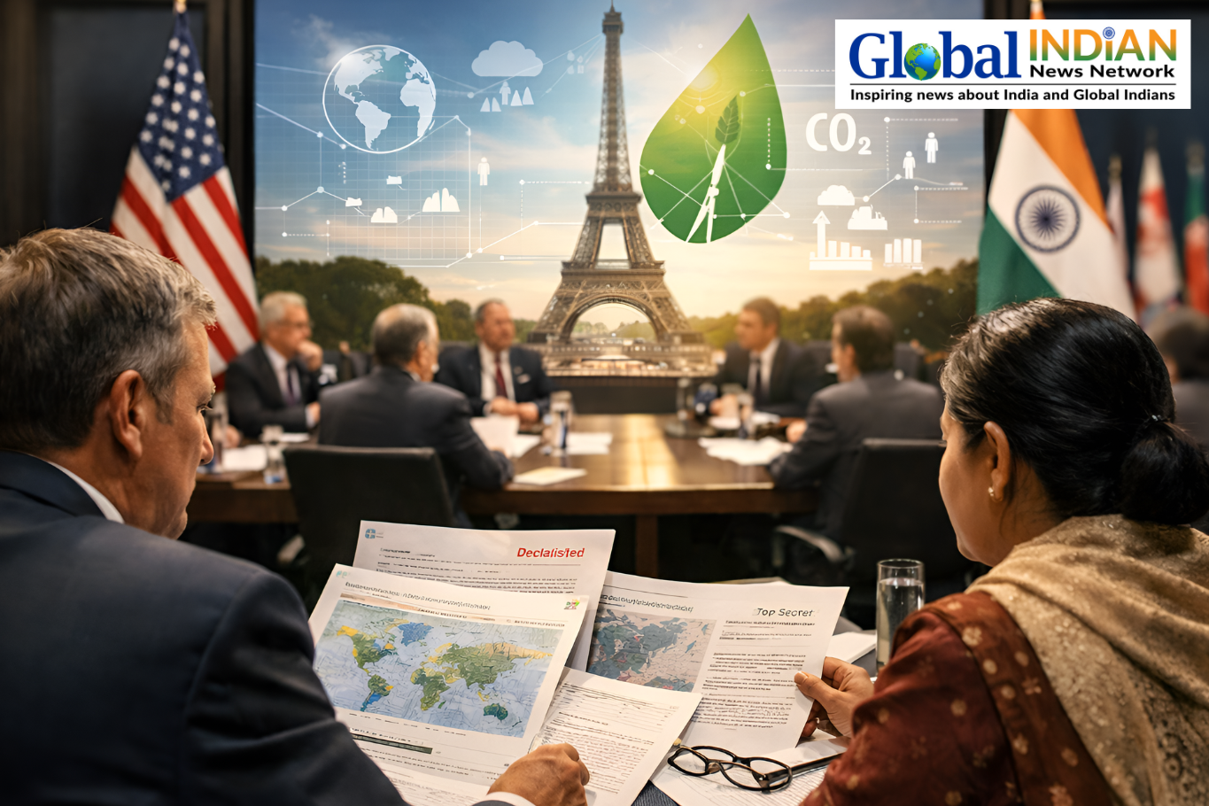  Declassified US records show India shaped Paris climate deal