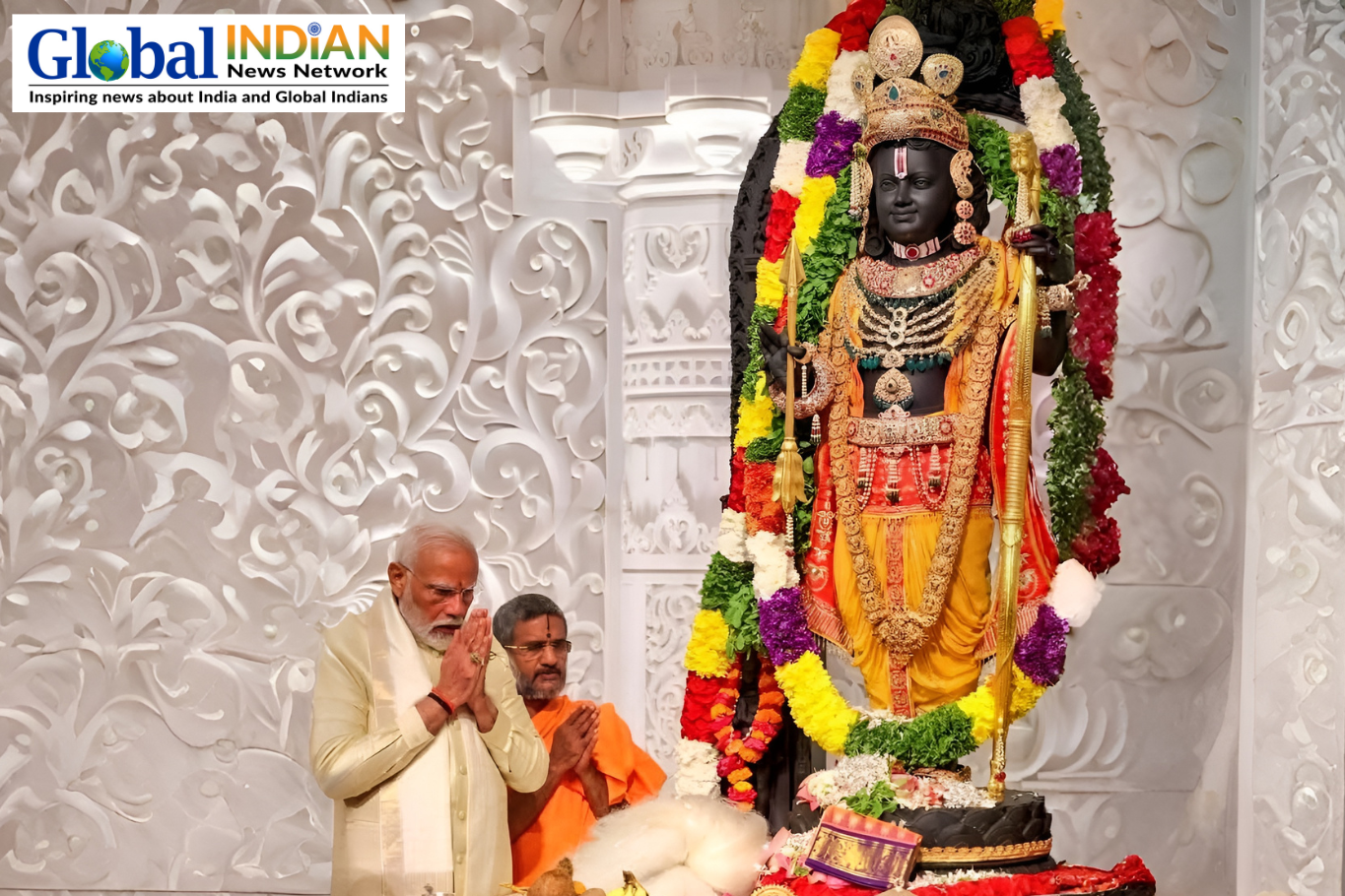  PM Modi Extends Greetings on Ram Lalla Anniversary