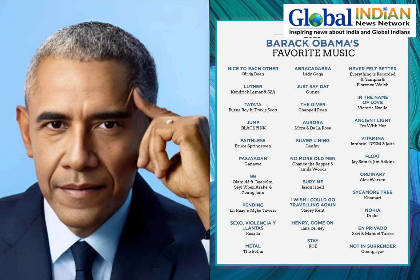 Obama’s 2025 Picks Feature Indian American Creators