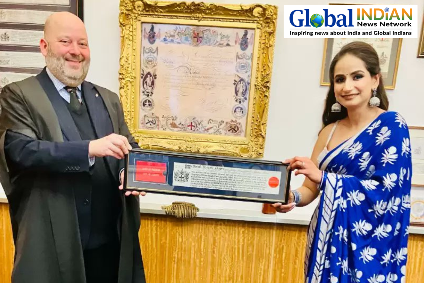  UK Honors Indian Origin Journalist Shruti Chopra