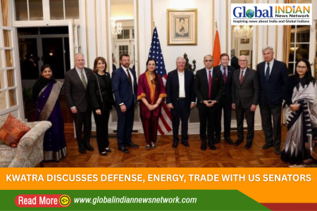 Kwatra Discusses Defense, Energy, Trade With US Senators