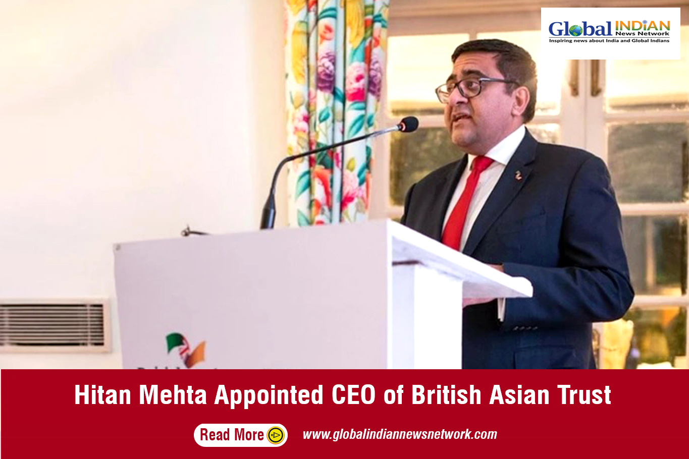 Hitan Mehta Appointed CEO of British Asian Trust
