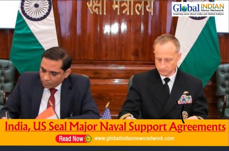 India, US Seal Major Naval Support Agreements