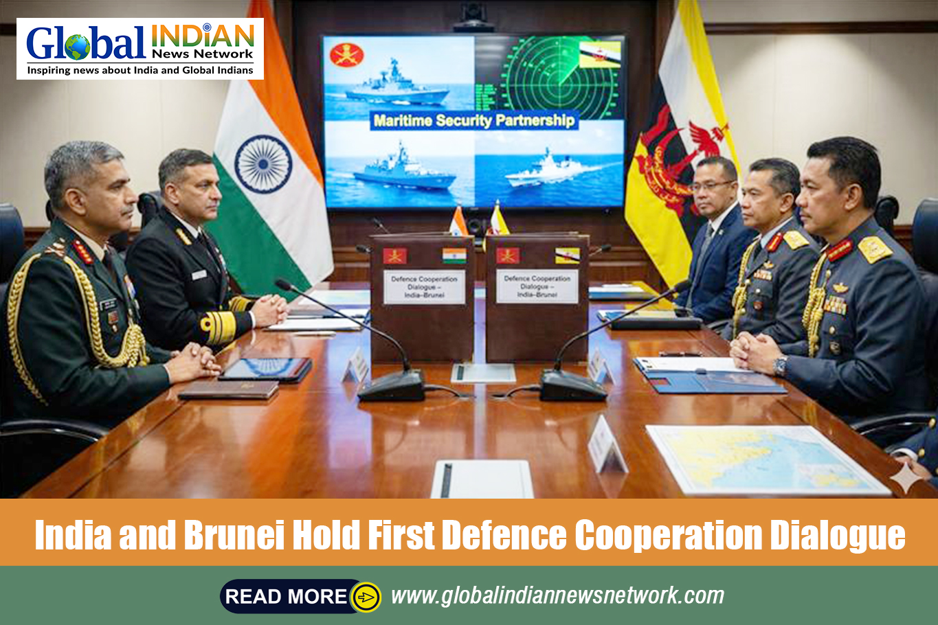  India and Brunei Hold First Defence Cooperation Dialogue