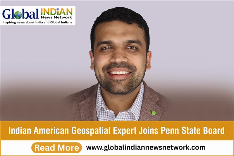 Indian American Geospatial Expert Joins Penn State Board