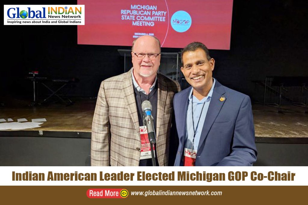 Indian American Leader Elected Michigan GOP Co-Chair Indian American Leader Elected Michigan GOP Co-Chair