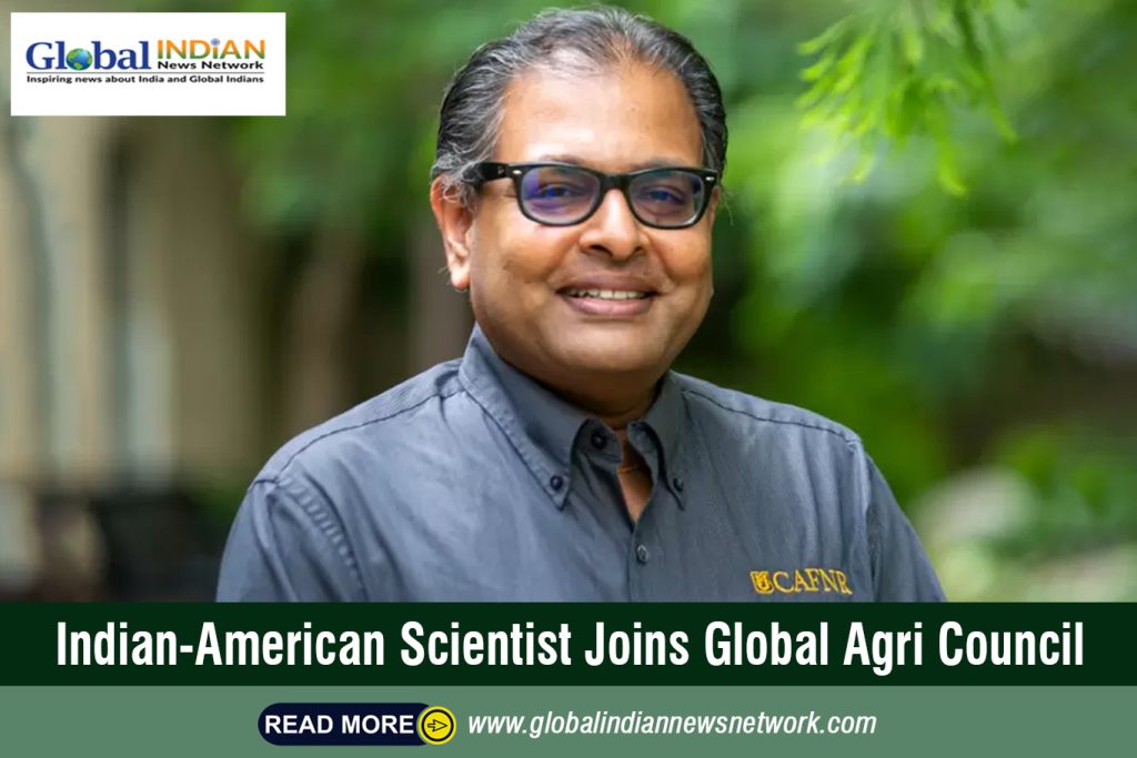 Indian-American Scientist Joins Global Agri Council