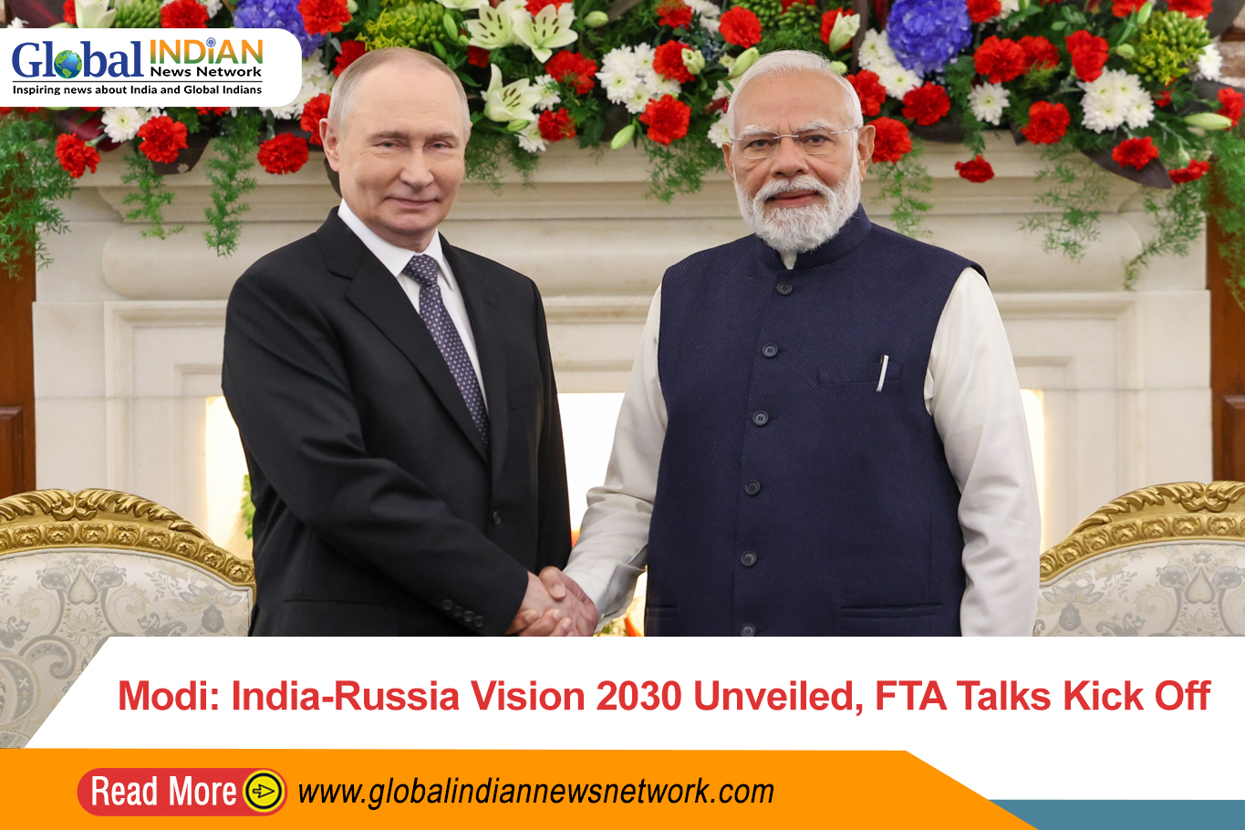 Modi: India‑Russia Vision 2030 Unveiled, FTA Talks Kick Off