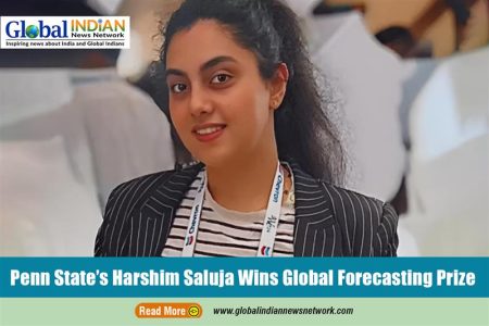 Penn State’s Harshim Saluja Wins Global Forecasting Prize Penn State’s Harshim Saluja Wins Global Forecasting Prize