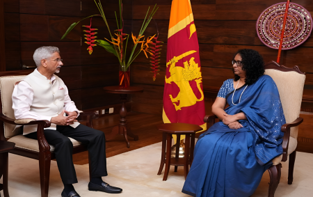 EAM Jaishankar Meets Sri Lankan PM, Reaffirms Support