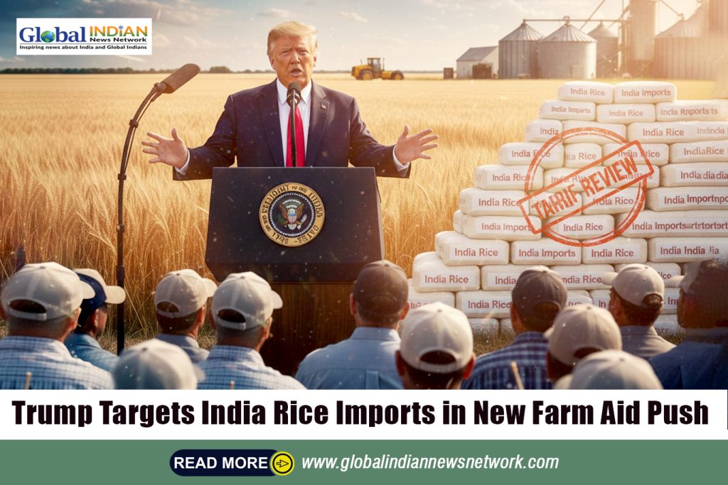 Trump Targets India Rice Imports in New Farm Aid Push