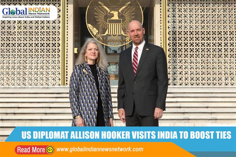 US diplomat Allison Hooker visits India to boost ties