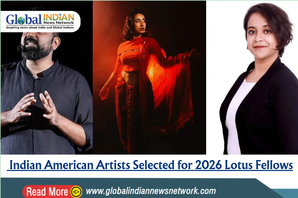Indian American Artists Selected for 2026 Lotus Fellows