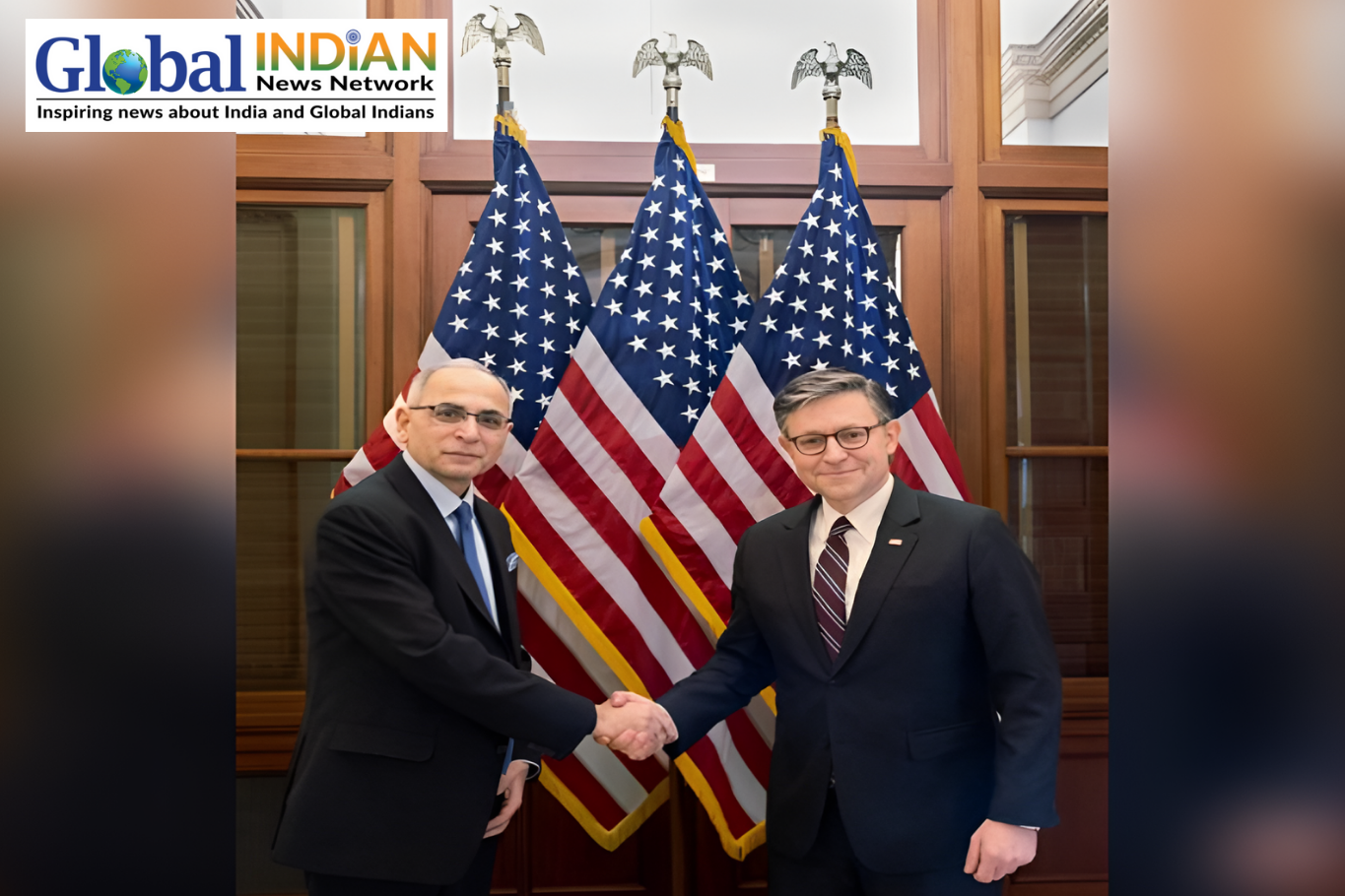 Indian Envoy Meets US House Speaker on Counterterrorism