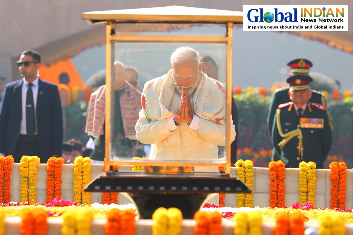 Modi Honors Gandhi, Reaffirms Swadeshi Vision Today