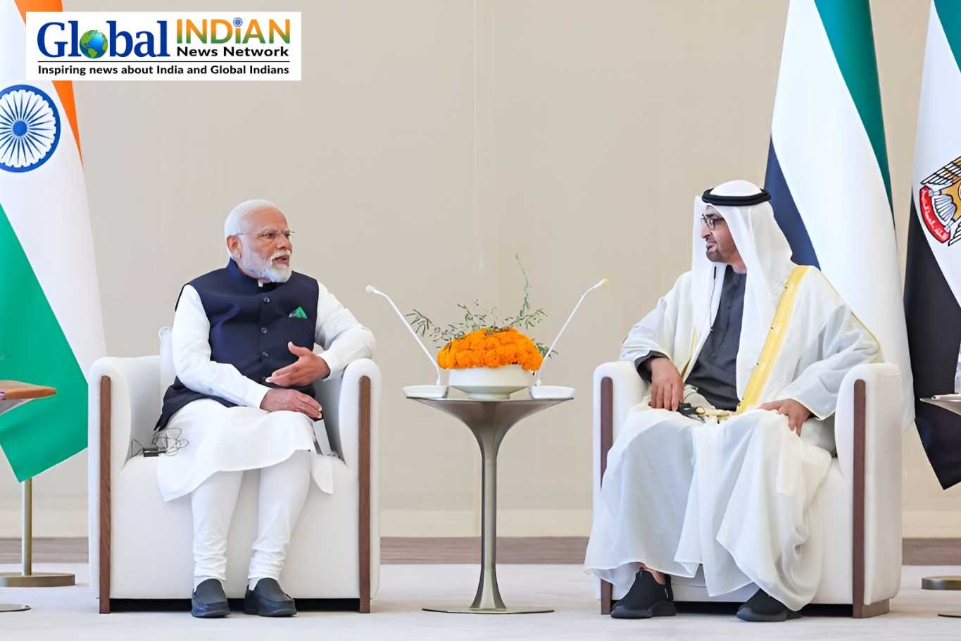 UAE President Mohamed bin Zayed Arrives in India Meets PM