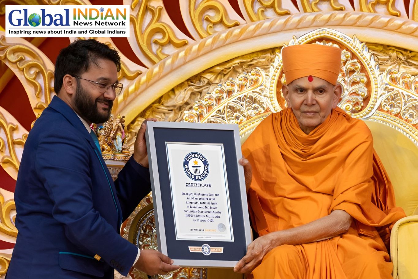  BAPS Children Set Guinness Record for Hindu Recital
