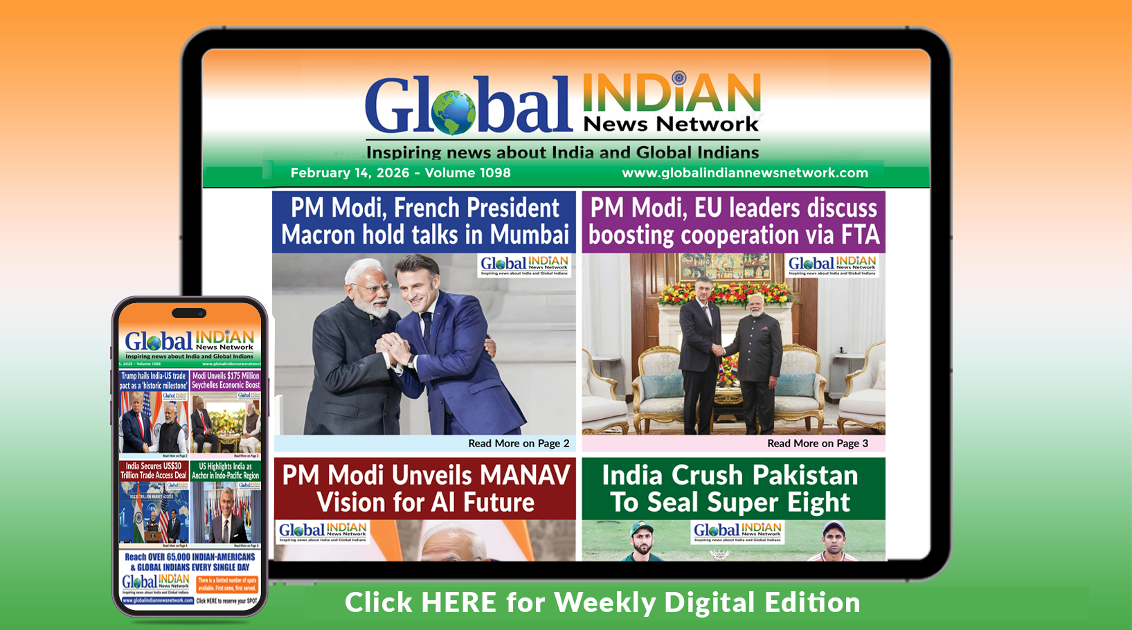 Latest Weekly News about India and Global Indians