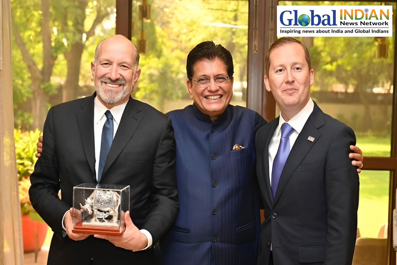 Goyal Discusses Economic Partnership with Lutnick