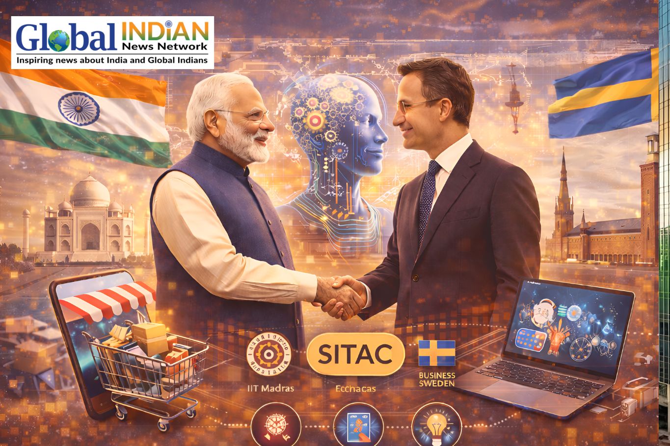  India, Sweden Partner To Boost AI And Digital Tech