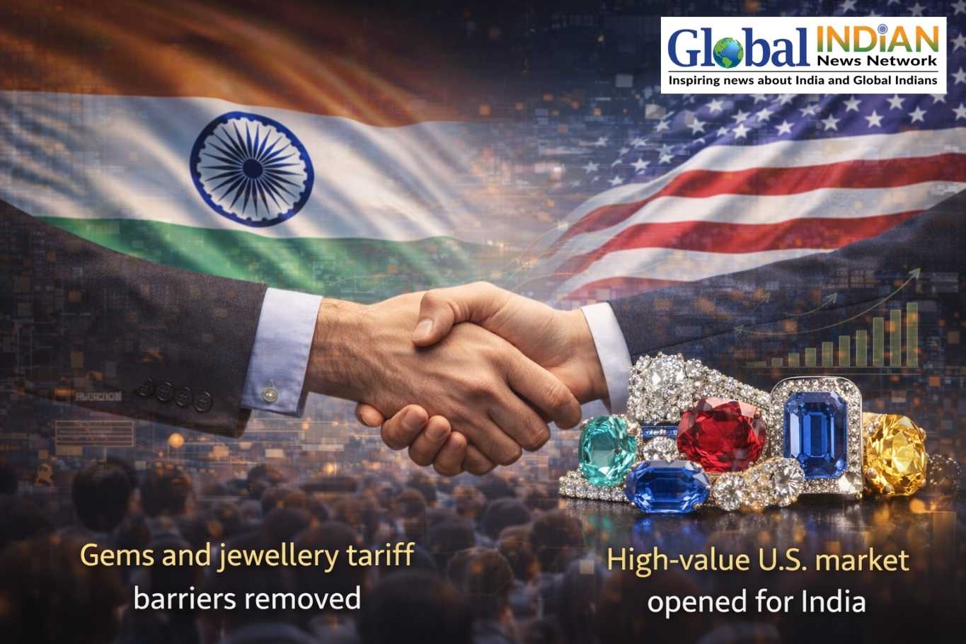 India-US Tariff Deal Boosts Gems, Jewellery Exports