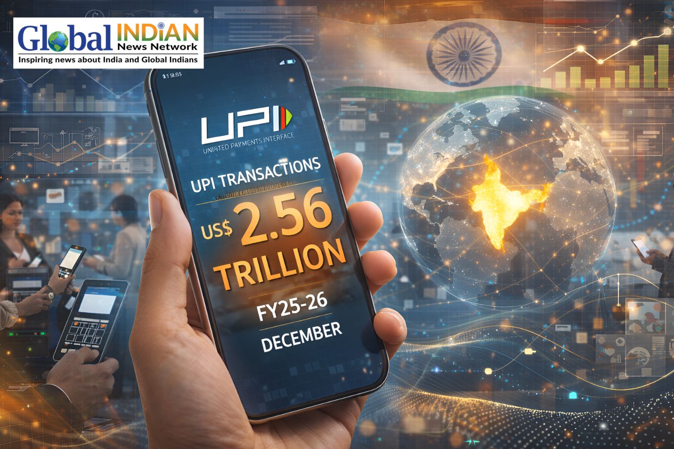 UPI Transactions Soar to Record US$ 2.56 Trillion