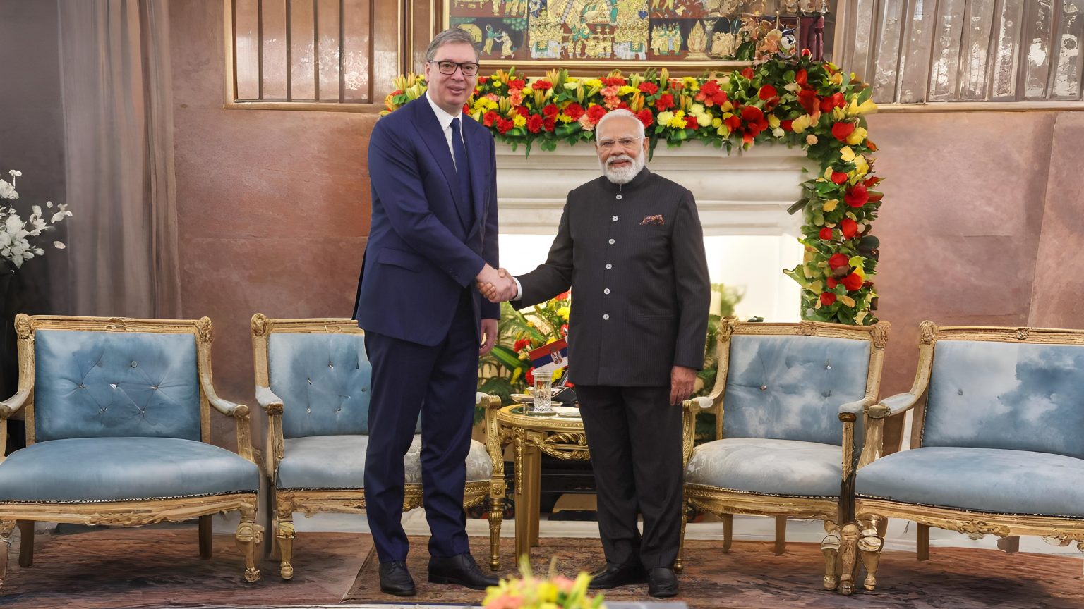 Modi, Serbian Prez Vucic discuss wider cooperation Modi, Serbian Prez Vucic discuss wider cooperation