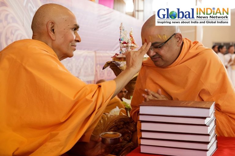 BAPS scholar honoured with Government of India award