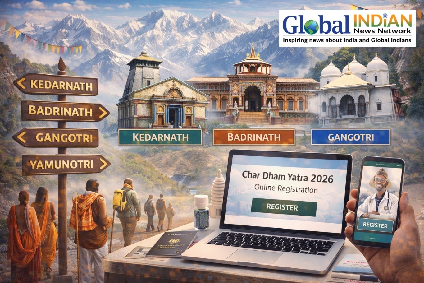 Char Dham Yatra 2026 Registration Begins For Pilgrims