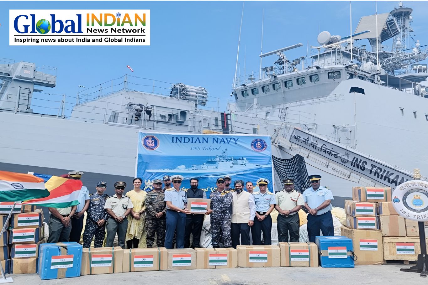 India Donates Ship Spares to Seychelles Defence Forces