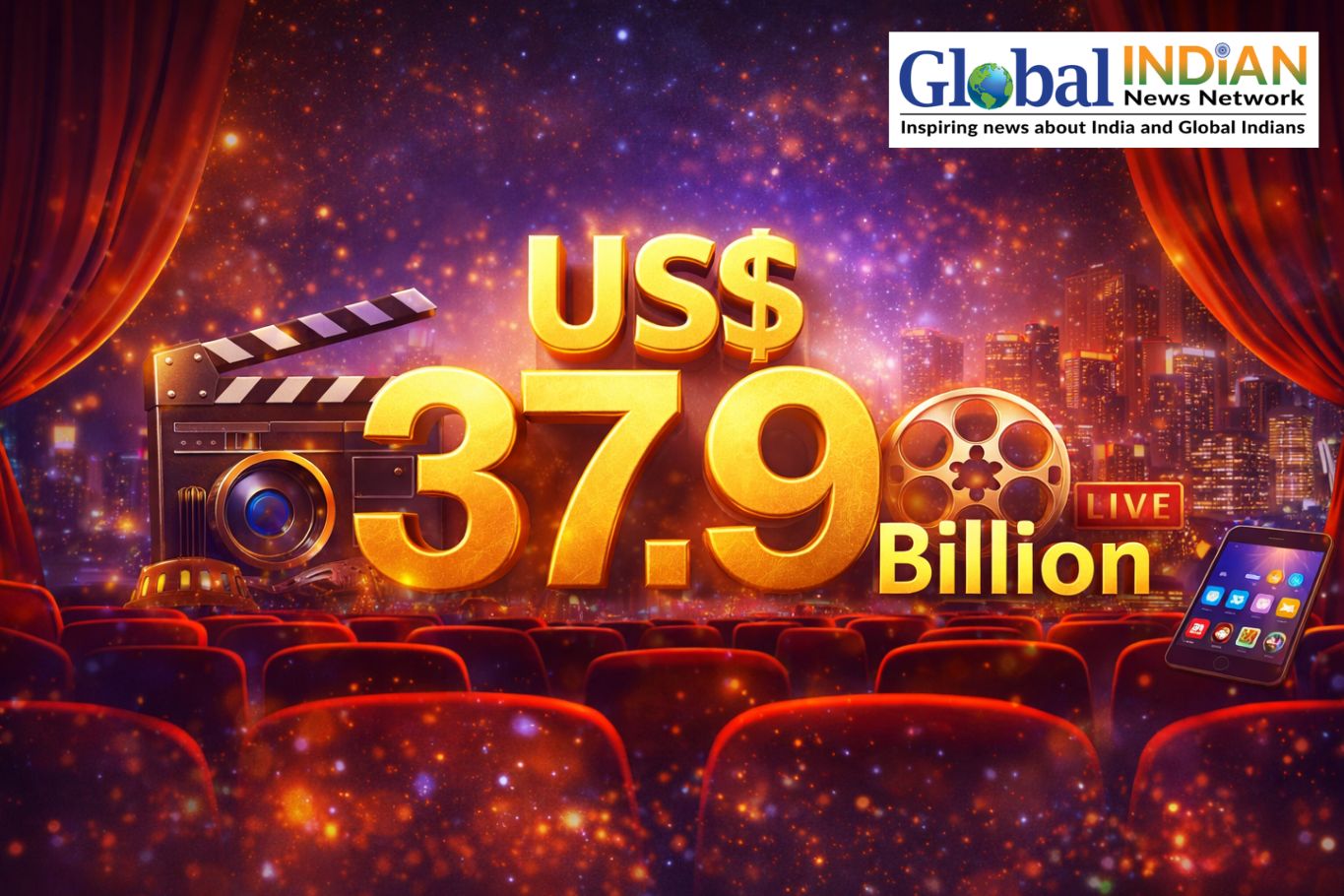 India M&E Sector to Reach $37.9B by 2028 India M&E Sector to Reach $37.9B by 2028