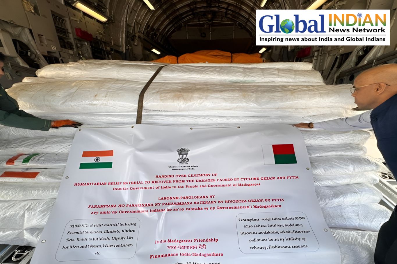 India Sends Medical Aid to Cyclone-Hit Madagascar